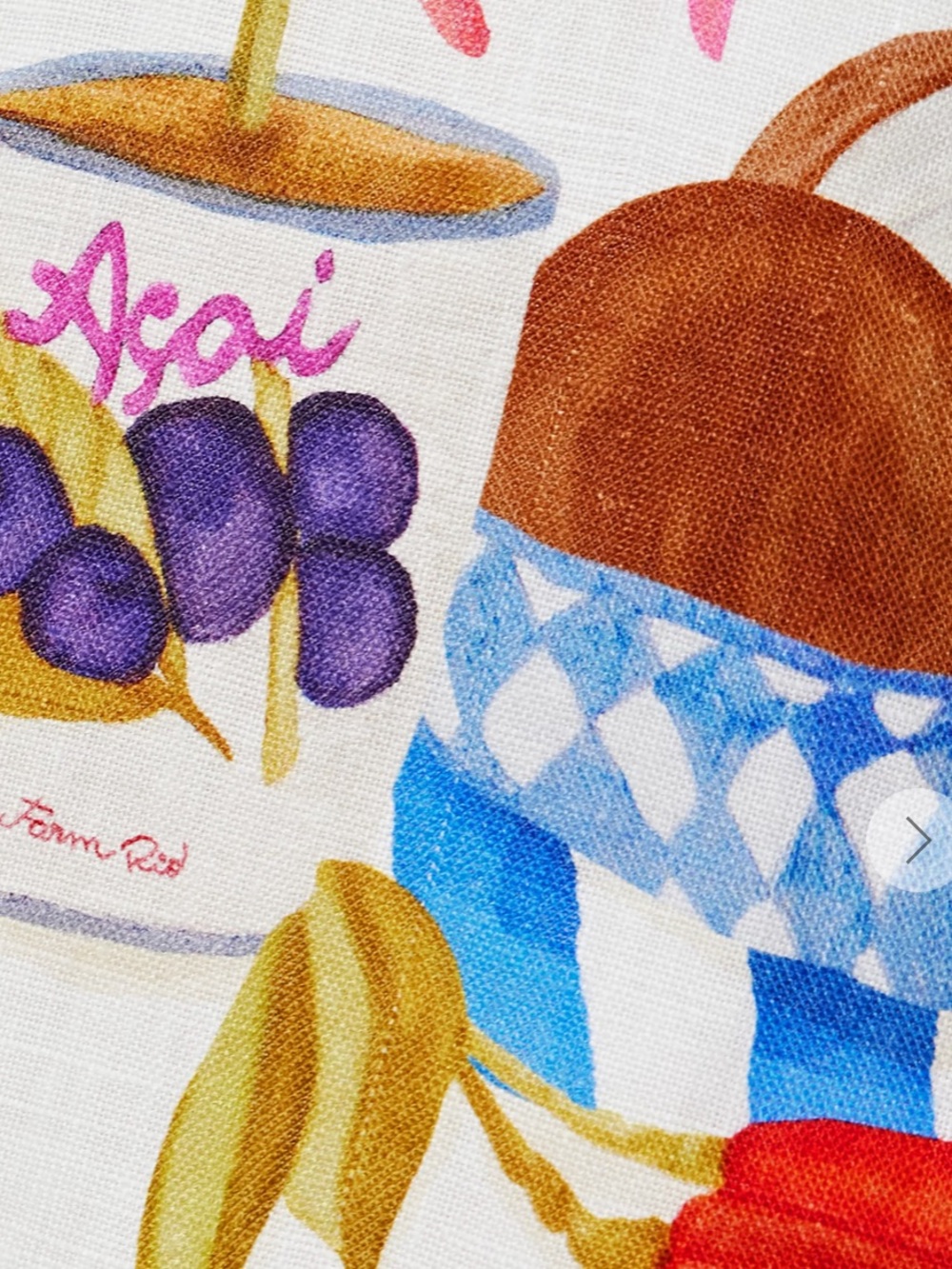 FARM Rio White Multicolor Fruit-Print Mini Dress - Picture 11 of 11